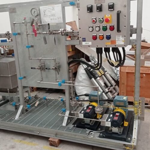 chemical injection package setelah di bangun team zi techasia