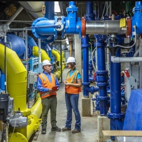 pengolahan air menggunak Chemical Tank Dosing