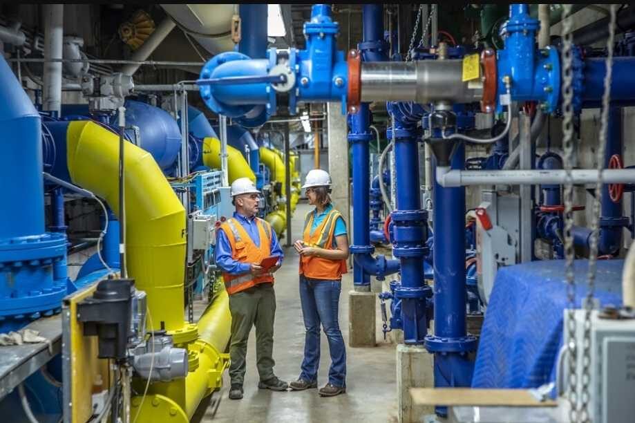 pengolahan air menggunak Chemical Tank Dosing